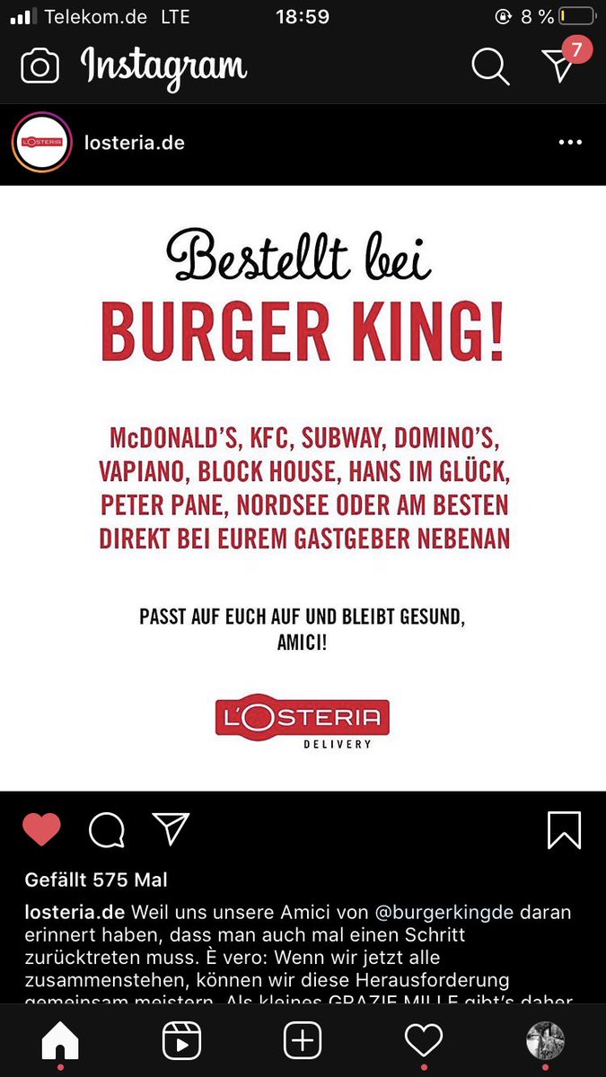 leamasc's tweet photo. Sehr coole Aktion #losteria! Schwere Zeiten erfordern auch eine neue Blickrichtung in Sachen Sichtbarkeit nach außen. Wenn man dadurch mehr auf seine Mitmenschen achtet - umso besser 🙌🏼 https://t.co/xkyp3B63Ic