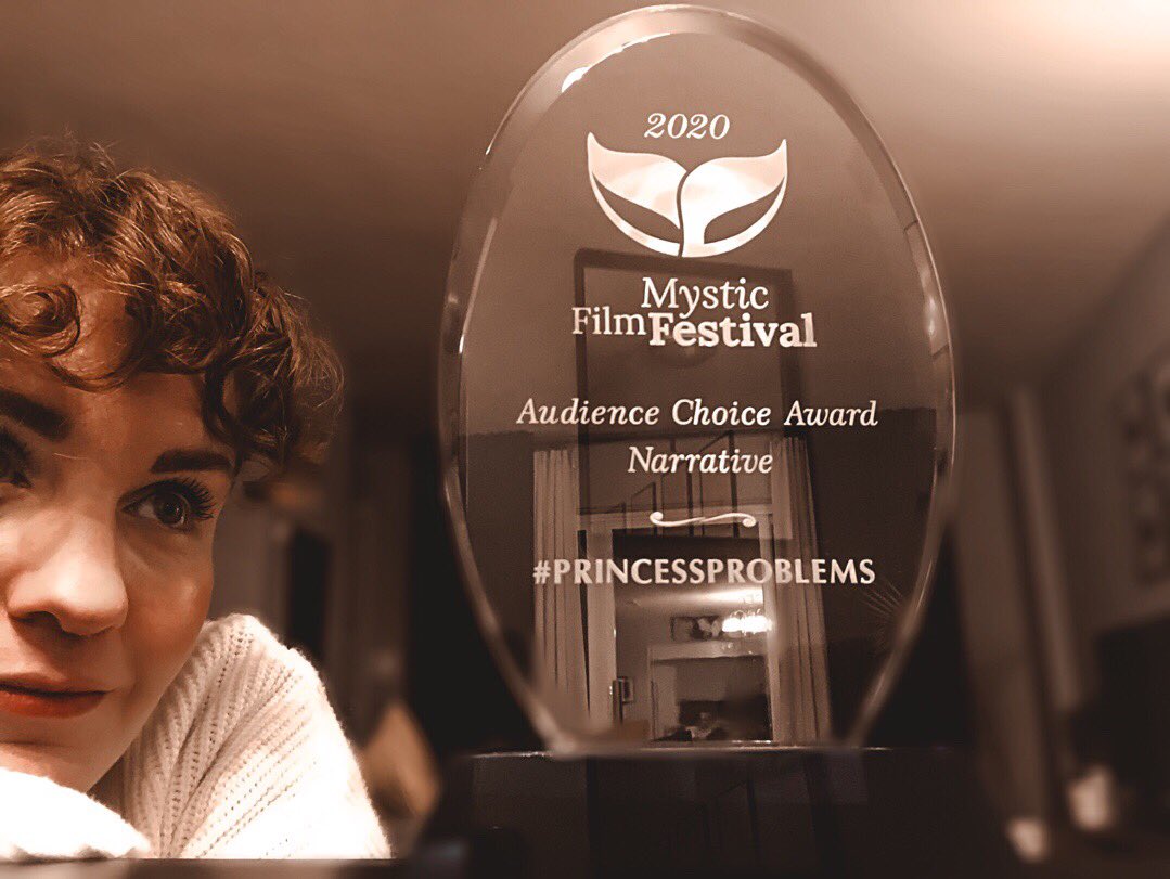 brittneyleeham's tweet photo. Look what came in the mail!!! Thank you @MysticFilmFest!⠀
#AudienceChoice means 💵💰🤑!
So....who wants to discuss #princessproblemsseries? 😉⠀
#princessproblemsfilm #awardwinner #mysticfilmfestival #femalefilmmaker #actor #screenwriter #producer #bigplans #thefutureisfemale https://t.co/1TUY3Ng3aK