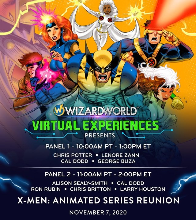 FANEXPOHQ's tweet photo. Join us tomorrow (Nov 7) for #XMENVirtualExperiences w/ #ChrisPotter @ZannLenore @realcaldodd #GeorgeBuza #AlisonSealySmith #RonRubin #ChrisBritton & @xmendirector for for a live Q&A!
Have a question you want to ask during the live Q&A? Comment here & tune in @ 10A PT/1P ET! https://t.co/aEho5iV19i