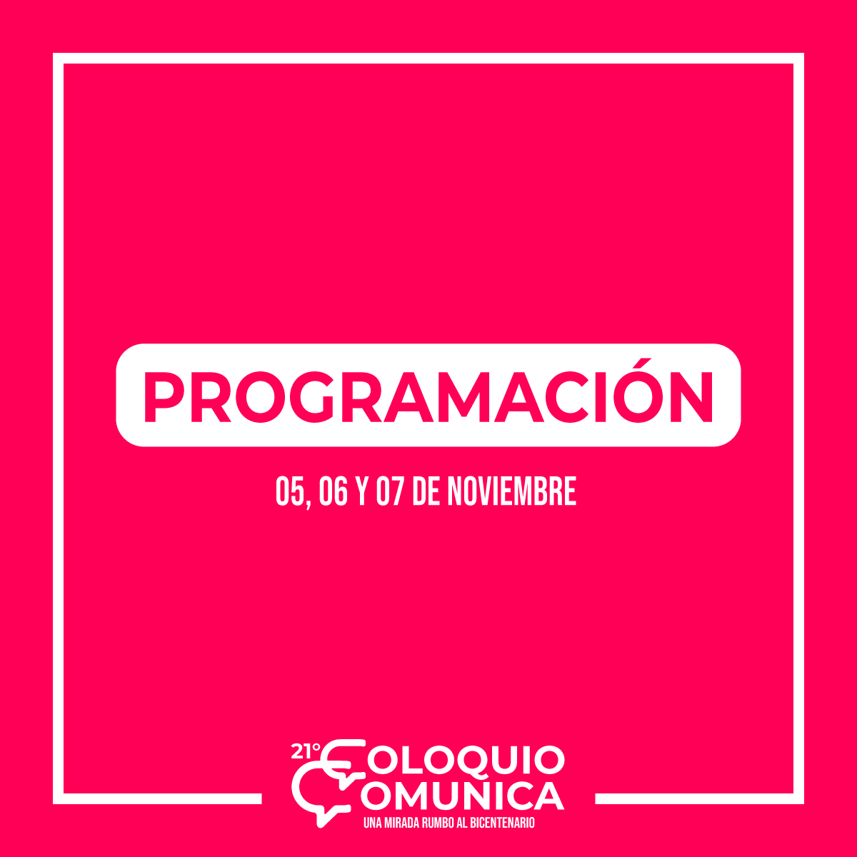 cfcomunicapucp's tweet photo. ¡Comunica!

Les volvemos a compartir la programación del Coloquio de Estudiantes de Comunicación.
¡No se olviden de conectarse a las transmisiones a través del Facebook!
https://t.co/f73OnjJVg4 https://t.co/dUkc9yIQLi