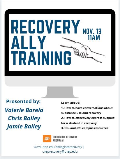 UTEP_CRP's tweet photo. One week from today! Friday, November 13th.
Sign up on Campus Edge: https://t.co/EFO5nuLBcE https://t.co/TDIwW1Syce