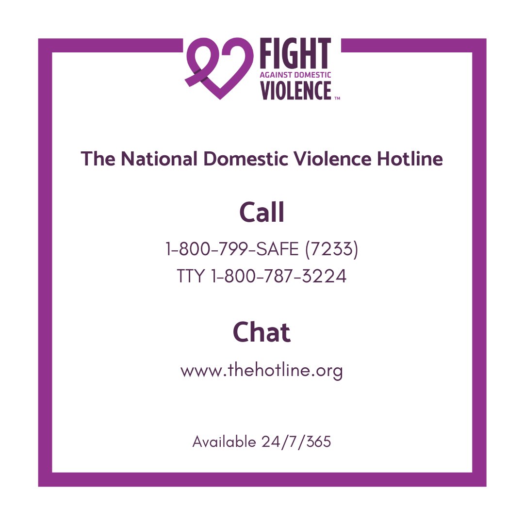 FADV_FADV's tweet photo. Help is available.  In an emergency, call 911. #fadv #safetyplanning #thehotline #loudertogether https://t.co/euDv3EydsO