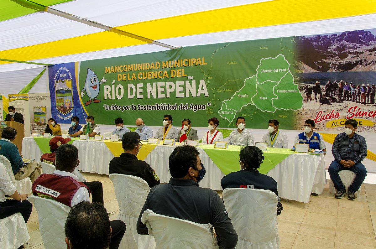 Subpacifico's tweet photo. GOBIERNO REGIONAL DE ANCASH ANUNCIA EJECUCIÓN DE REPRESAMIENTO DE LAGUNAS ALTOANDINAS EN CUENCA DEL RÍO DE NEPEÑA
En representación del gobernador regional de Áncash, Juan Carlos Morillo Ulloa, el gerente de la Subregión Pacífico, David de la Cruz, participó de la ceremonia. https://t.co/odiePW8oVx