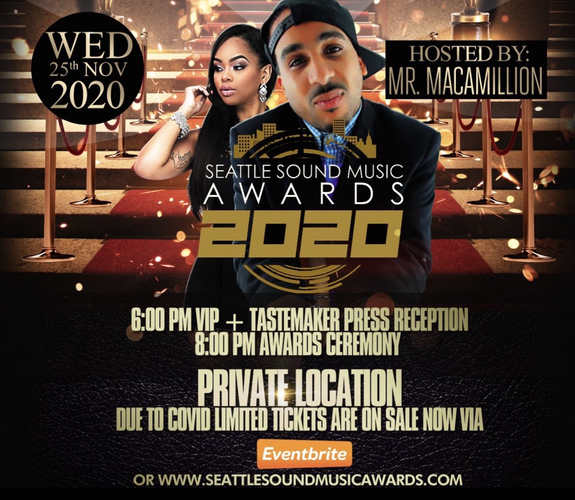 SHeReAdYeVenTs's tweet photo. #SPONSORS DEADLINE IS NEARING!!!
Get your logos + products in ASAP!!! - @206Sound 

#ssmas2020 #branding #socialmedia #marketing #promotion #ads #seattle #pnw #lifestyle #brands #smallbusiness #music #fashion #movies #tech #beauty #realestate #charity #blackfriday #sales https://t.co/vOQN4wHhfq