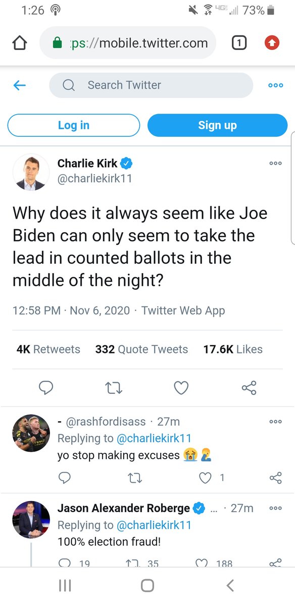 FactKirk's tweet photo. Biden took the lead in Pennsylvania this morning.

He did take the lead in Georgia over the night because of counting in heavily blue Clayton County. @RKempNewsDaily covered it all last night in addition to poll watchers

#TPUSA #charliekirk #StudentsForTrump https://t.co/AkUBoyQJCR