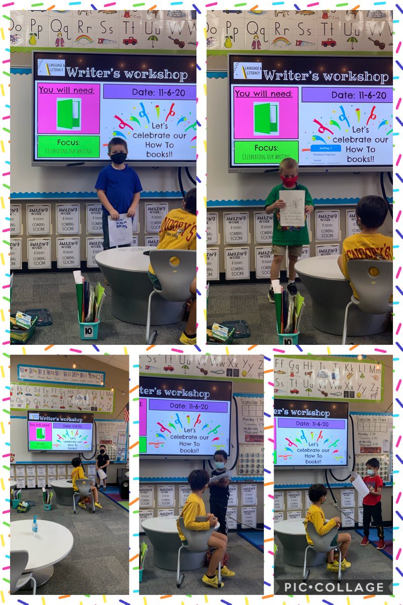 MrRossTeaches's tweet photo. These amazing 1B learners got to celebrate their “How-To” books! I am so impressed by all they have learned this past month!!! Yay 1B 💙🎉💚 @CISDLiteracy #1BFamily https://t.co/zJTmHAnyAX