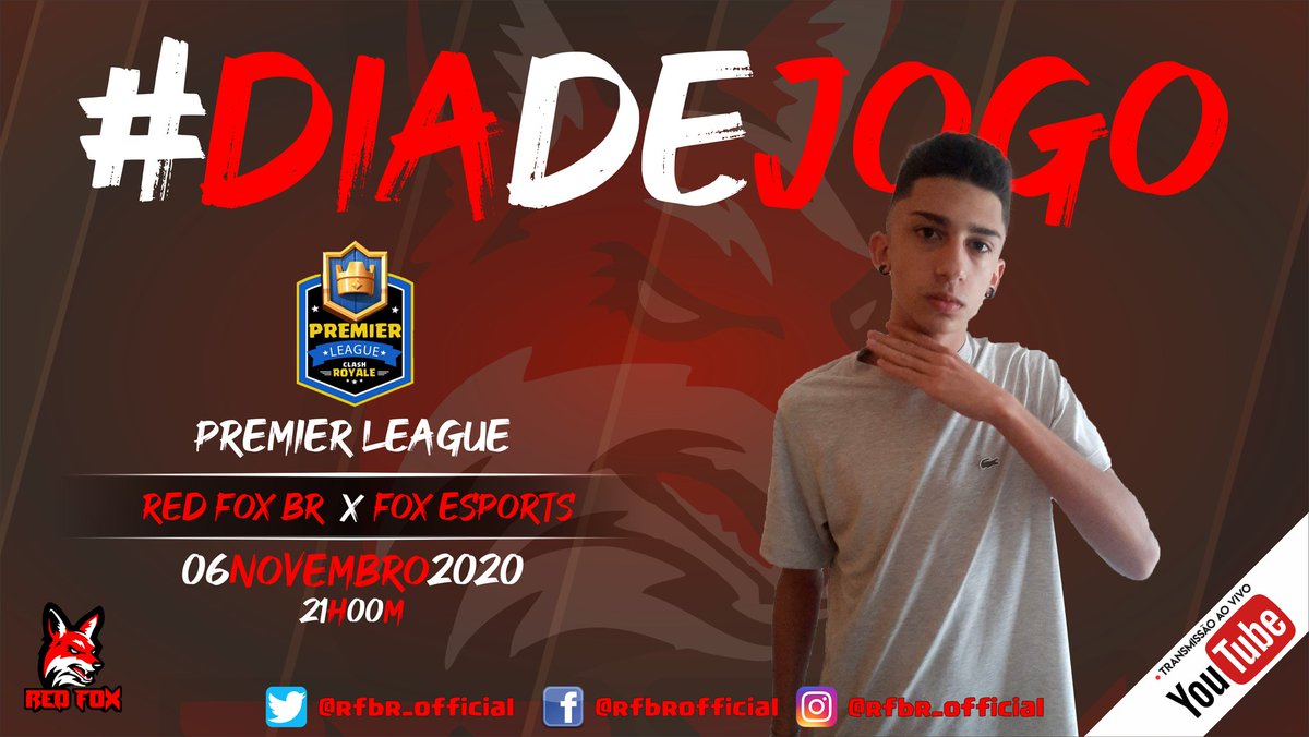 RFBR_OFFICIAL's tweet photo. #DIADEJOGO | CR

🔴𝗡𝗢𝗜𝗧𝗘 𝗗𝗘 𝗖𝗟𝗔𝗦𝗦𝗜𝗖𝗢🔴

Vamos pra luta contra o @FoxeSportsGG pelas quartas da  @PML_CR 

🖥️ https://t.co/wthFolhvVY
🗣️ @KingJoeYT1

#GoRedFoxes #ClashRoyale #GOPML #PraCimaDeles https://t.co/XJ9Wc5y2Sp