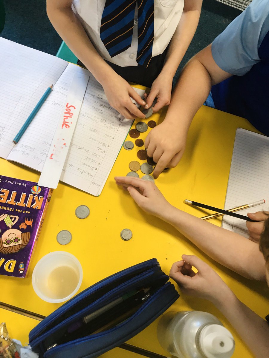 MissAMcCullough's tweet photo. P5 enjoyed learning about the price farmers get for their products as part of our Fair Trade learning in Topic. They were shocked with how £1 from a banana is split up! Our predictions were way off! Great practice using money in our small groups @MuirhousePS https://t.co/QnHZteiP2A
