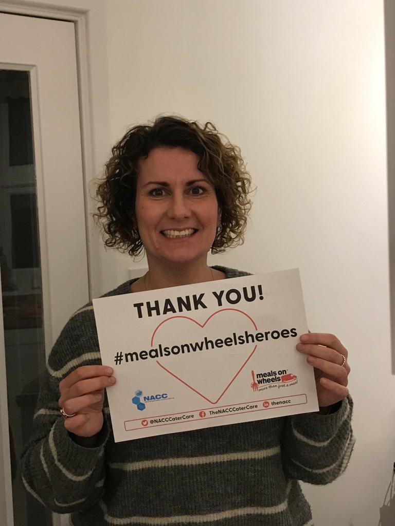 THANK YOU frontline Meals on Wheels heroes who deliver nutritious food to the vulnerable &amp; reduce loneliness. Join me: download the poster bit.ly/NACCMOW20, copy this message &amp; upload with your thank you photo #mealsonwheelsheroes #morethanjustameal <a href="/NACCCaterCare/">The NACC</a>
