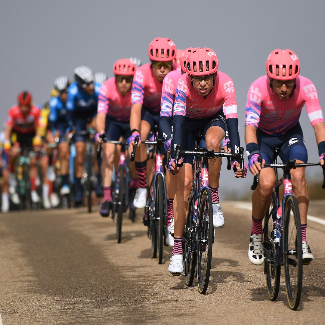 RideCannondale's tweet image. The Supreme Cort. 

@MagnusCort makes it three wins for @EFprocycling at the Vuelta a España, taking the victory aboard his #SystemSix! Hugh Carthy remains in third place overall heading into the final weekend of racing.