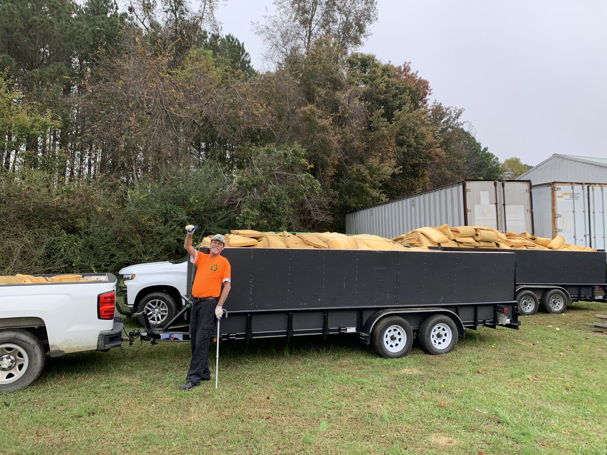 SCRecycling1's tweet photo. a great finish to a great week! contact us to see how much money we can save your business by #recycling your client’s #postconsumer pad and carpet https://t.co/yijjiupZV9