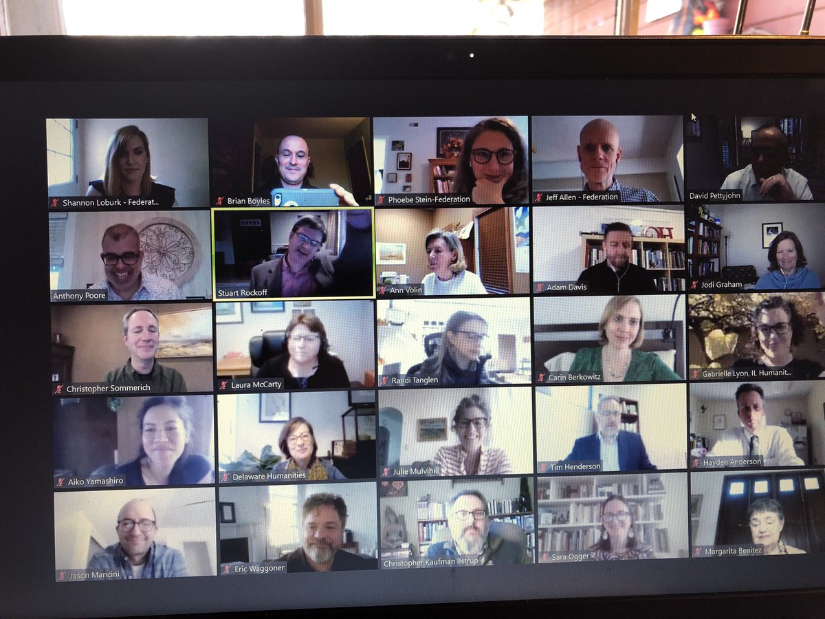 BrianWBoyles's tweet image. The League of Justice summit is underway @HumFed #virtualNHC. #executivedirectors