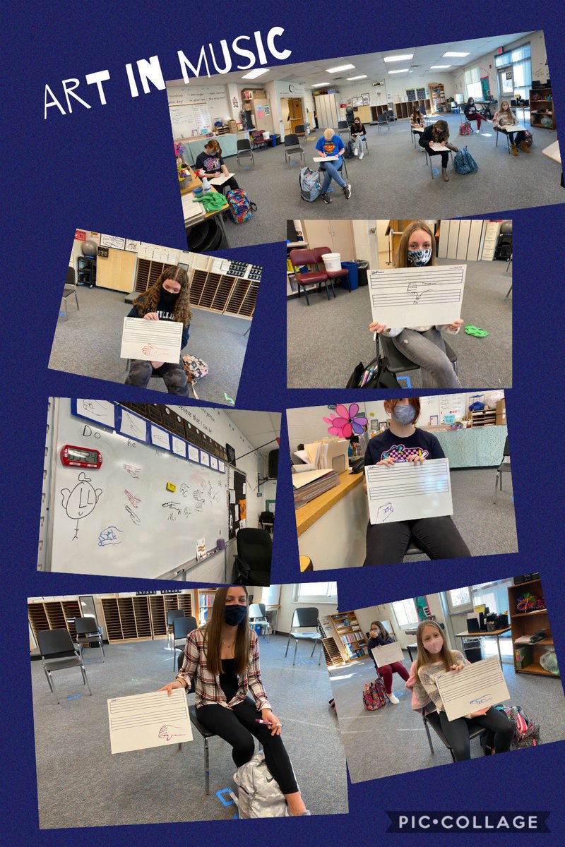 Ms_K_Thompson's tweet photo. How do we learn our hand signs...we draw them!  @WillinkMusic @WCSDProud @WillinkTitans https://t.co/RnNyxUvn71