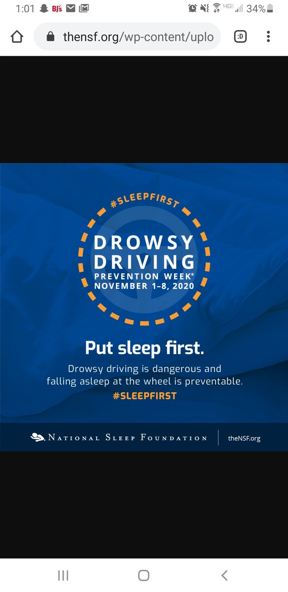 EmpireDMInc's tweet image. #SafeDriving is #AlertDriving

Following #DaylightSavings this #November 1 thru 8th is #DrowsyDrivingPreventionWeek 
#SleepFirst #DrowsyDrivingPrevention

@sleepfoundation

Source: thensf.org/drowsy-driving…
