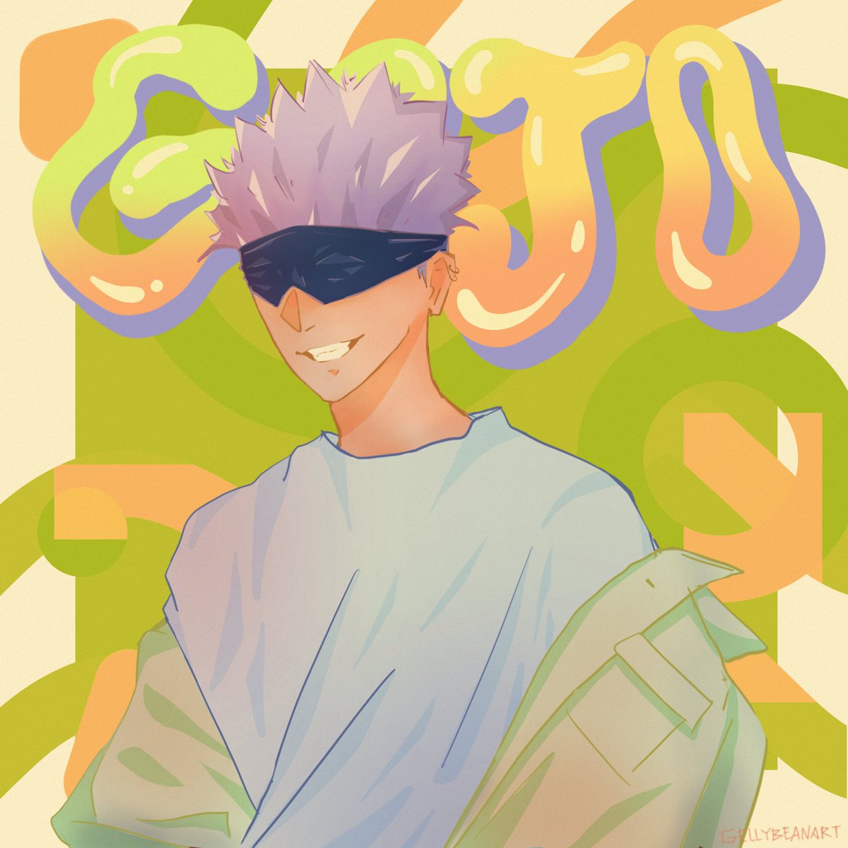 gellybeanart's tweet photo. Gojo supremacy 👁👄👁 #Jujutsu_kaisen https://t.co/Id3MEkgAu7