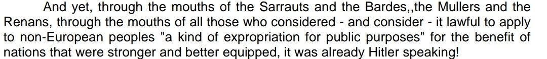 First two images: more from Aimé Césaire.Keep his words in mind when you read the last two images: statements made by former Secretary of State Madeleine Albright, who received a Presidential Medal of Freedom from Barack Obama in 2012 and has been a firm critic of Donald Trump.