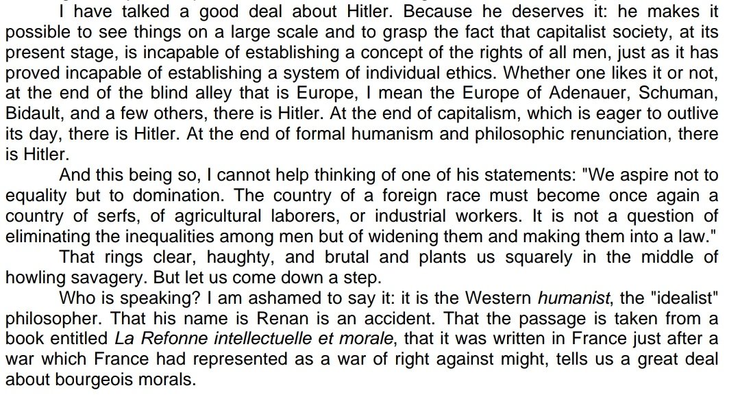 First two images: more from Aimé Césaire.Keep his words in mind when you read the last two images: statements made by former Secretary of State Madeleine Albright, who received a Presidential Medal of Freedom from Barack Obama in 2012 and has been a firm critic of Donald Trump.
