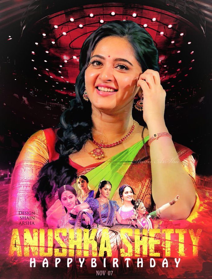 Happy birthday Anushka Shetty        