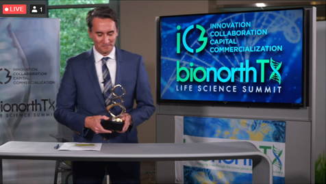 SWMedFoundation's tweet photo. Caught this moment of pure gratitude as @HubertZajicek accepted the 2020 Dennis K. Stone Award at the virtual #iC32020 @BioNorthTX @HWildCatters Congrats Hubert, we are so grateful for you! https://t.co/NZy3au9guW