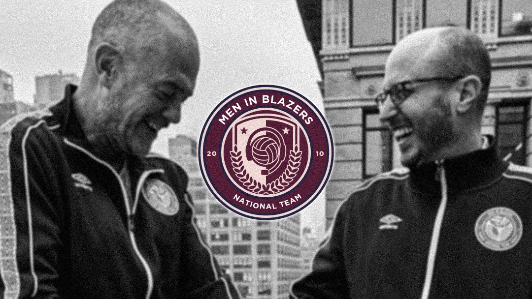 The Midfield Brand X <a href="/MenInBlazers/">Men in Blazers</a> 

Appearing on the 2021 “Men In Blazers” Umbro  collaboration will be our design of the MIB national team badge! 

#jointheattack