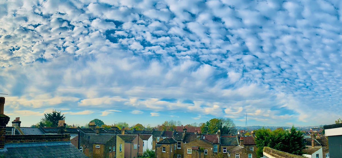 I meant to post this picture of today’s beaut London sky earlier but I was too busy googling CNN’s John King