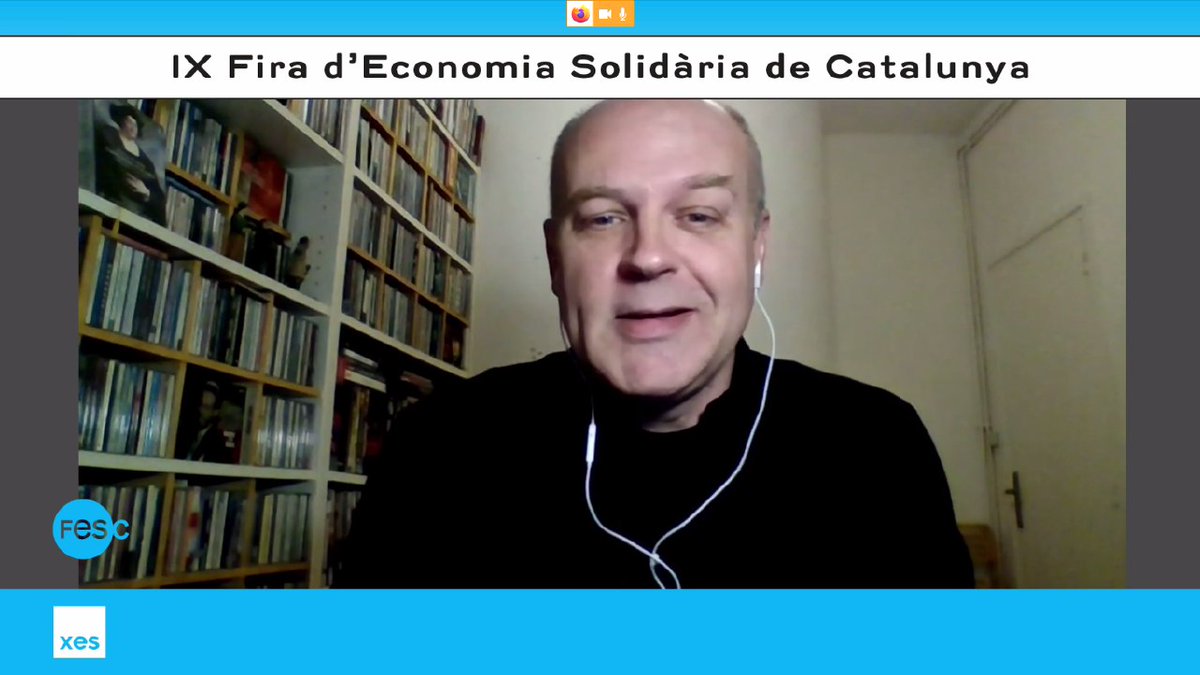 XES_cat's tweet photo. 🗣️ @xavipijoan: "L'objectiu que volem assolir al @NouPatufet és la transformació. Com volem que siguin els nois i les noies quan acaben 4t d'ESO? Volem que siguin persones amb capacitat de transformar el món.

L'#ESS no ha de ser una cosa marginada a extraescolars"

#FESC2020 https://t.co/ua6H9ozl4j