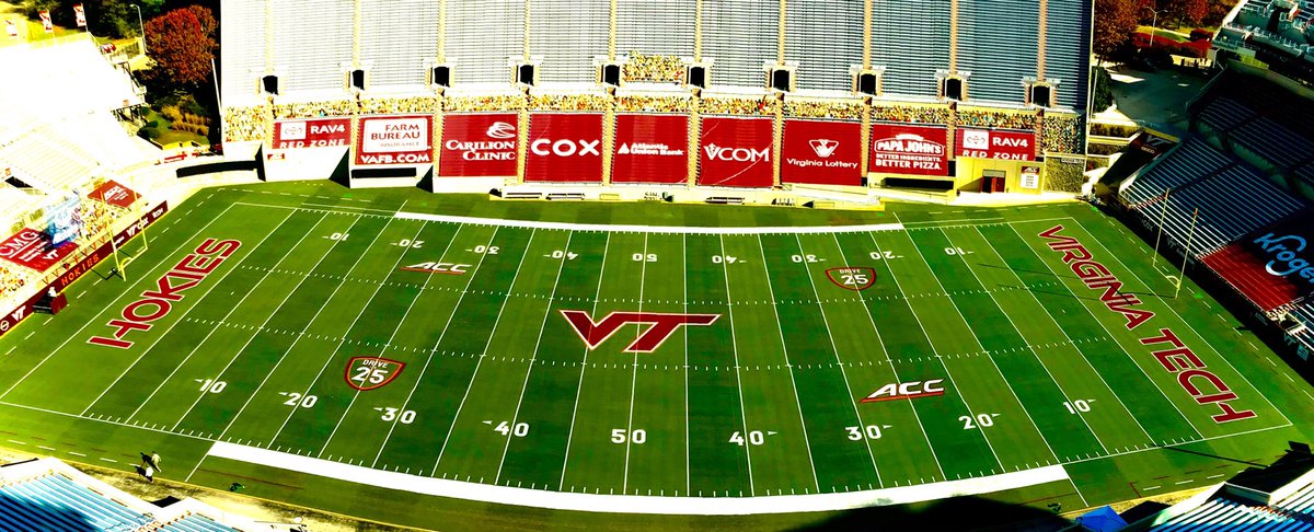 The blank canvas is now a masterpiece. GO HOKIES