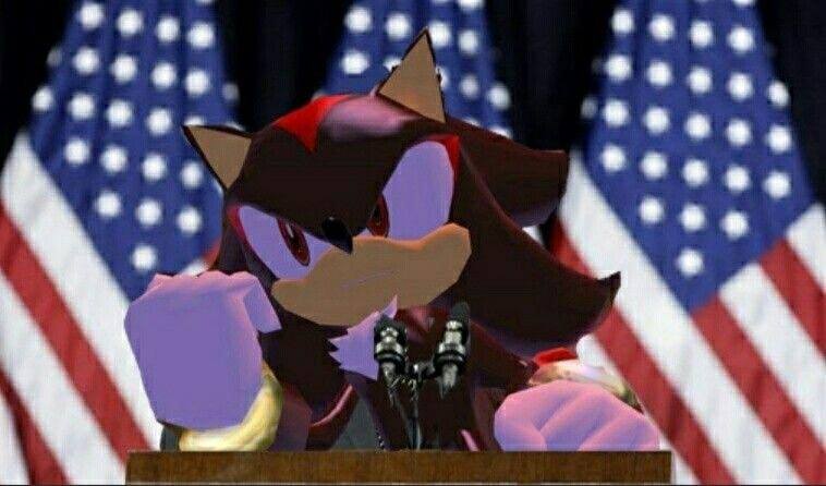 InitialJarvis's tweet photo. Y'all mfs voted for the wrong dude.
Shadow would have found the damn 4th chaos emerald by now.
"Death to all who oppose me" #Shadow2020 https://t.co/bKX268cytq