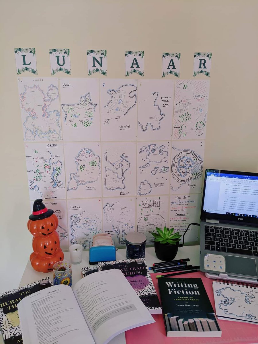 trustntears's tweet photo. Hi there, #WritingCommunity! Where's your favourite place to #write? Maybe in a local #coffeeshop? Or how about snuggled up in bed?

Carly's favourite spot is her desk, where she keeps all her #fantasymaps and important #creativewriting guides. 💻 https://t.co/v0CGzRseV5