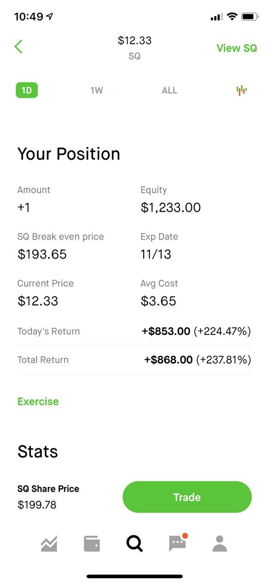 JohnCru's tweet photo. @unusual_whales Before close yesterday I saw SQ was announcing earnings AH and was thinking bullish. So I searched for SQ alerts on the site and the bot agreed. The newly added hedge indicator was also helpful to confirm. Bought this call before close yesterday. Thanks! https://t.co/pRFSHR7x4v