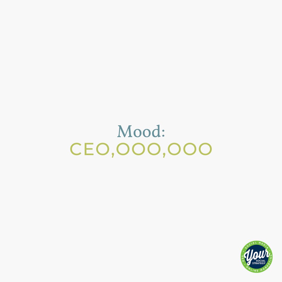 yssygk's tweet photo. Happy weekend, whatever that means for anyone who isn’t building an empire! 👋

CEO (Chief Everything Officer’s unite) all day every day! Tag your favourite badass business-owning friends and brands who know what we're talking about!

#yoursocialstrategy #yss #ygkbusiness #ygk https://t.co/8FJGUXJmjt