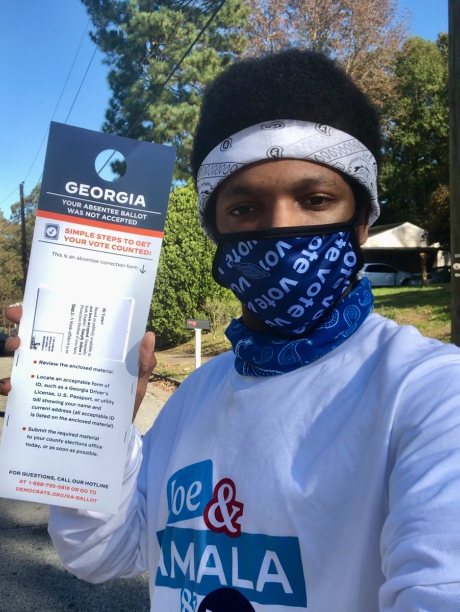 BrandonCainGA's tweet photo. Day 2 of curing ballots: Yes, I know Georgia is already blue but my work WILL NOT stop until EVERY VOTE is counted, &amp; EVERY Georgian is heard !!! #GApol #Curing #GAblue https://t.co/8fk8BfFom4
