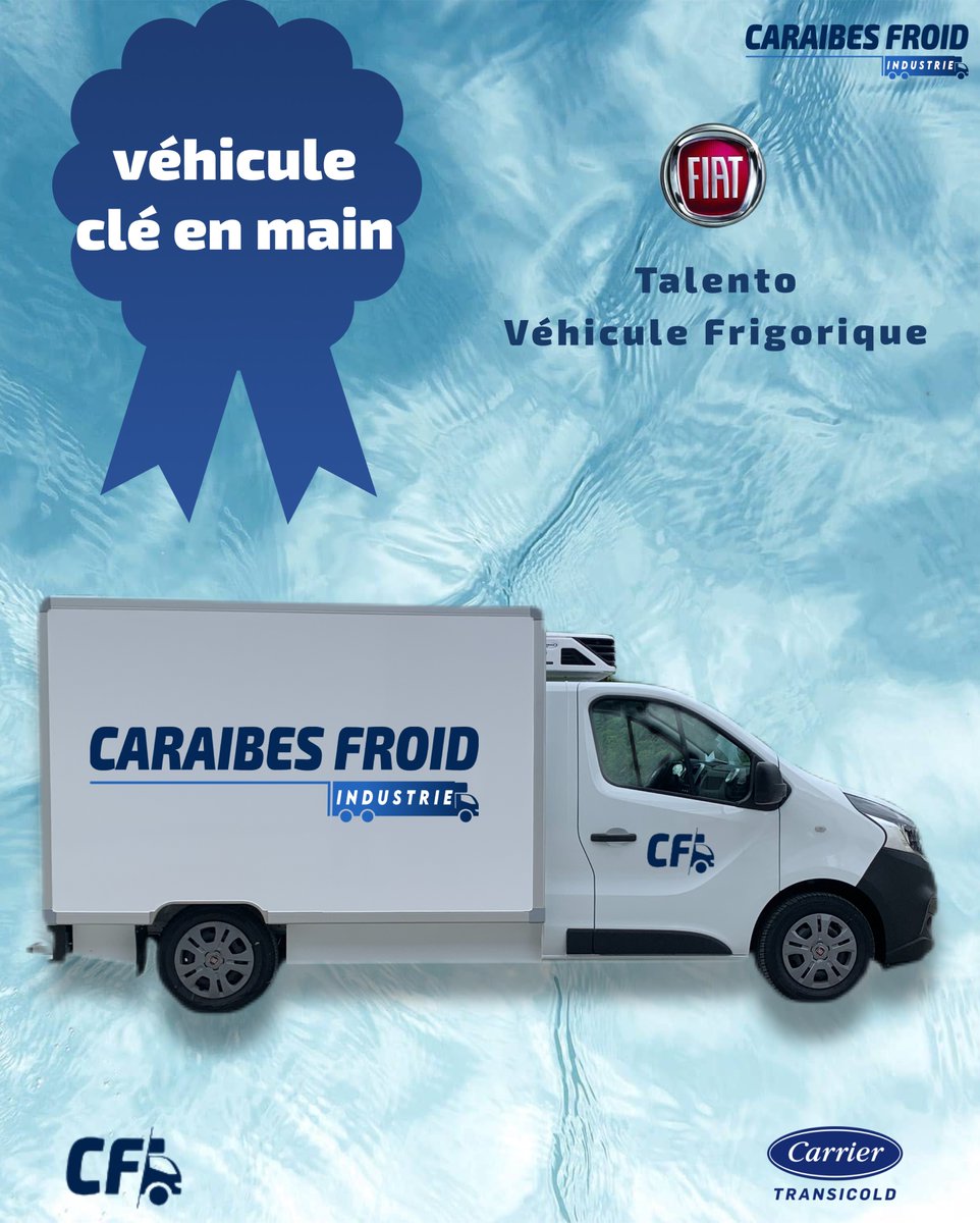 caraibes_froid's tweet photo. Étape 3 : véhicule clé en main 🔑🚛❄️🧊💨 @fiat
#controlesdetemperature #chainedufroid #avenirsdestransports 

3rd stage : Turnkey vehicle 🔑🚛❄️🧊💨

#coldchain  #coldstorage  #foodsafety  #futureoftransport https://t.co/lhqVBtlvK2