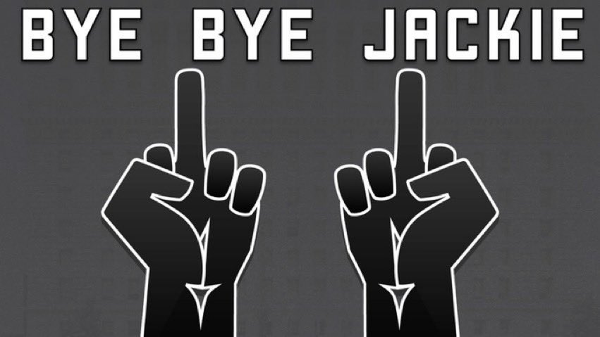 PplsCityCouncil's tweet photo. BYE BYE JACKIE LACEYYYYYY #JackieLaceyWillGo #JackieLaceyDidGo https://t.co/CIMVw5GU5K