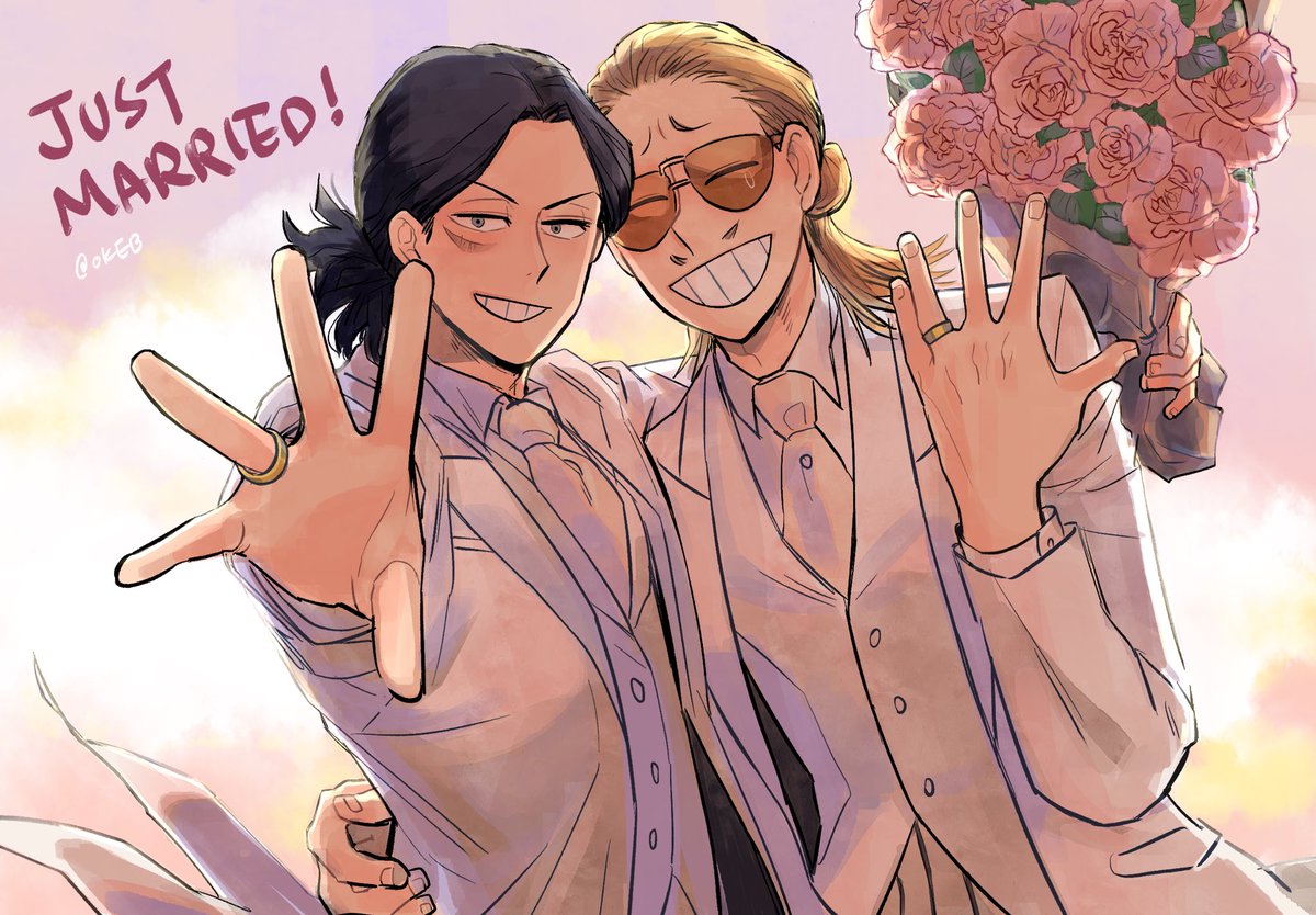 okeb21's tweet image. Just marriedーー！！🔔