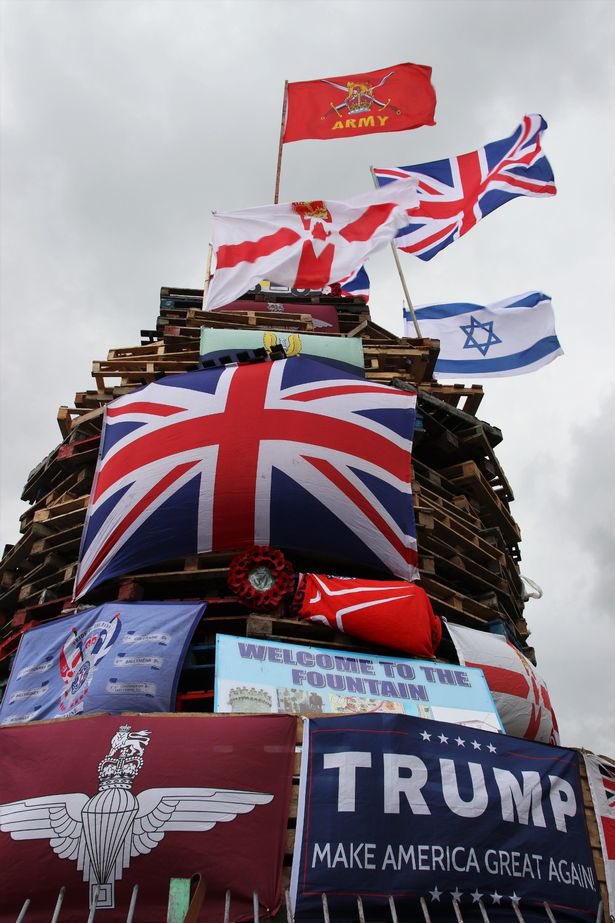 it wad a Protestant King, vs a Catholic King, and for this they celebrate it for some reason??? idk but anyway on the 11th of July they make bonfires with hate speech on them directed at the Irish: see here