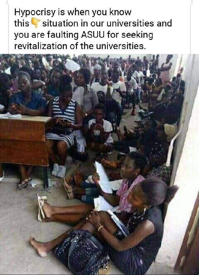 Naija_PR's tweet photo. Which university is this ? If this is part of why ASUU is on strike, then the strike can continue🤦🏾‍♂️🤦🏾‍♂️ https://t.co/HrYi4zcJ0v