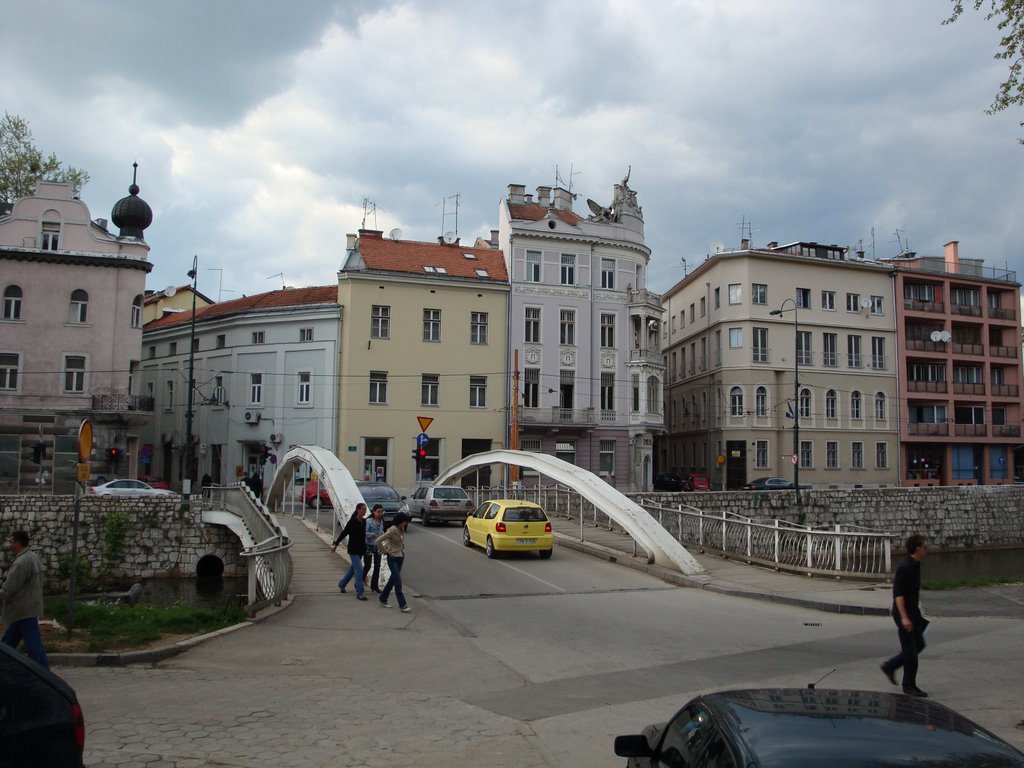 After the war, in 2002, Ćumurija bridge was reconstructed and expanded to serve as two-lane vehicle crossing bridge. Metal construction similar to the original idea was preserved. #Ćumurija