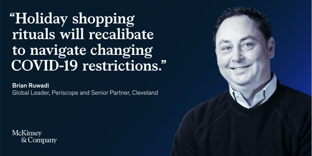 82 percent of consumers plan to spend the same or more on the block buster shopping events. However, overall spend expected to fall. How will the lock-downs in Europe impact holiday shopping intent?  #HolidayShopping #BlackFriday #BoxingDay #SinglesDay mck.co/2I2R7WI