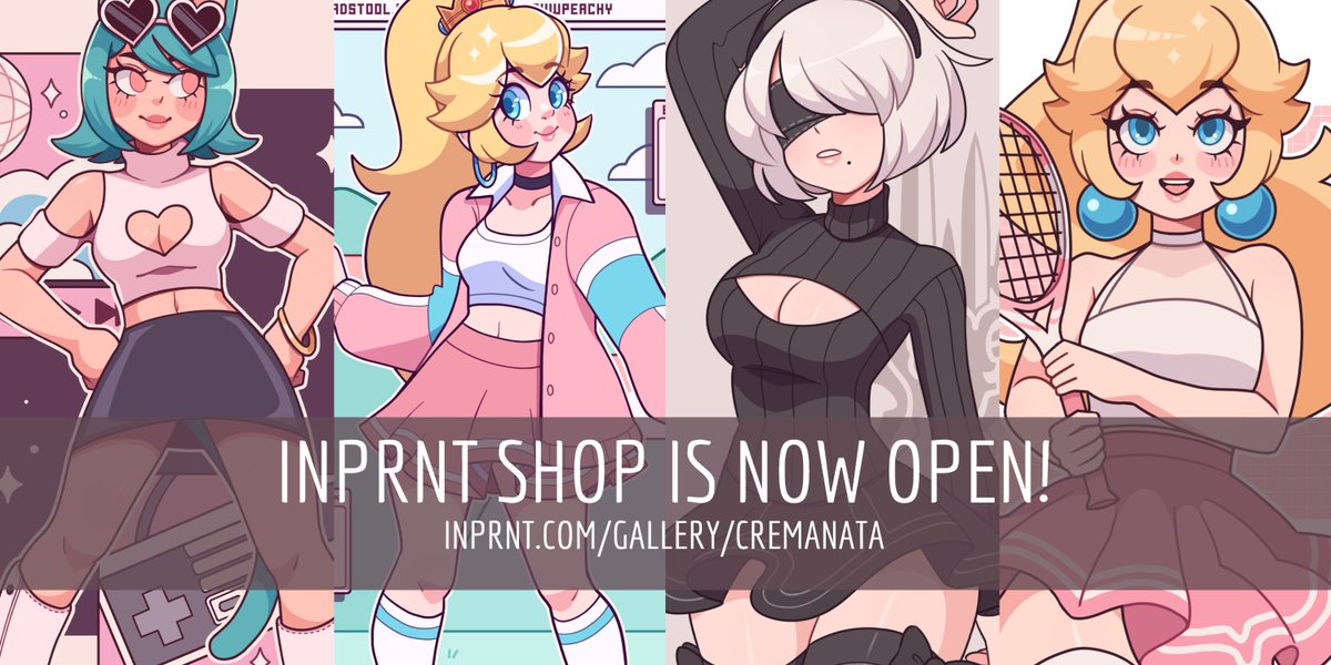 My inprnt shop is officially open!! ✨ There's about 8 of my pieces there for now - hope to be adding more soon!

?https://t.co/XazsKhNsDu 