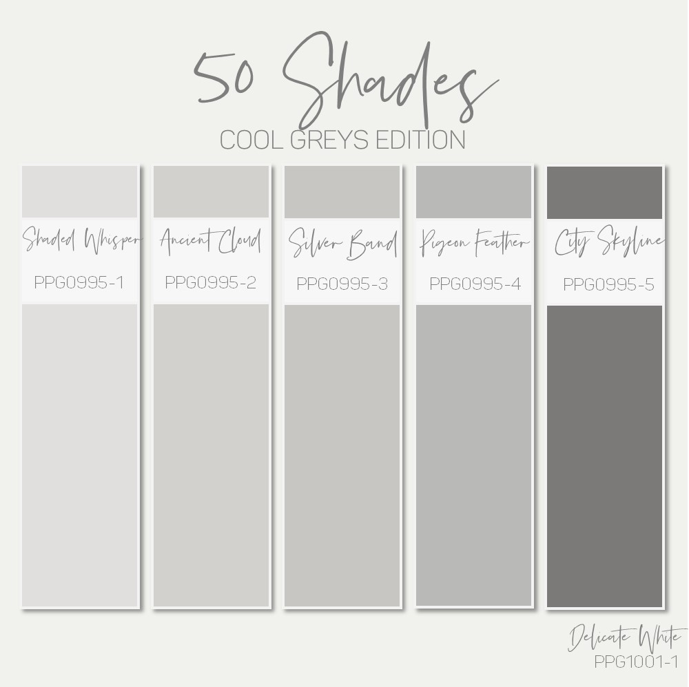 Ok another day, another colour palette 🤣 this time some cooler toned greys for you all as the neutrals seem to be really helpful! 
.
Simply type the name of the colour and the code into the colour match box and then choose your size and finish!
.
l8r.it/TYqH