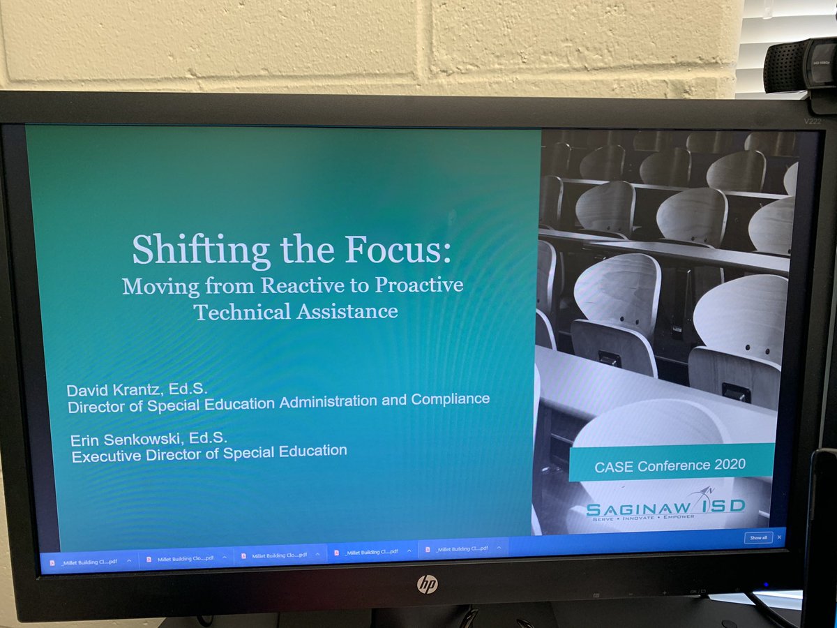 Proud to present our SISD Technical Assistance Cycle alongside <a href="/DaveKrantz/">DaveKrantz</a> to Special Education Administrators across the country! #CASE2020FALL #saginawisd
