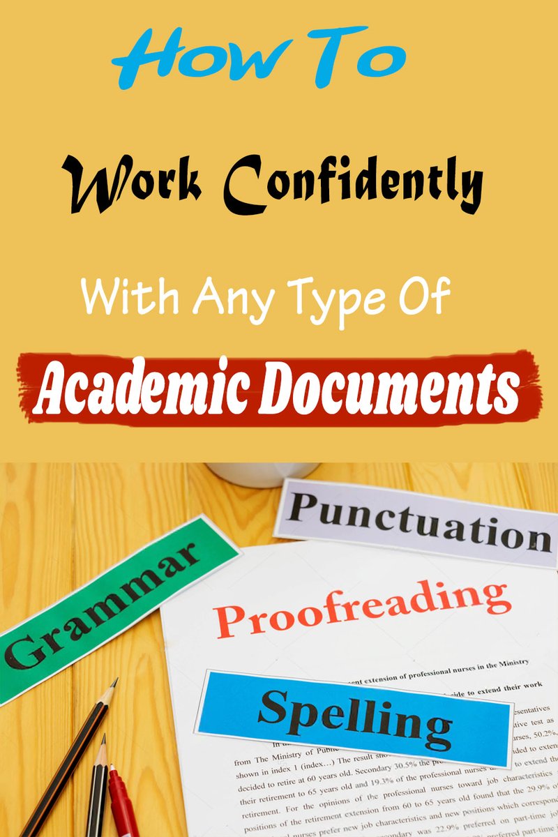 MadhumathiS4's tweet image. How To Work Confidently With Any Type Of Academic Documents? - bit.ly/356732M

 #academicproofreading #proofreading #professionalproofreader #learnandearn #onlinecourse #workfromhome #makemoneyonline #disclosurecommissionearned