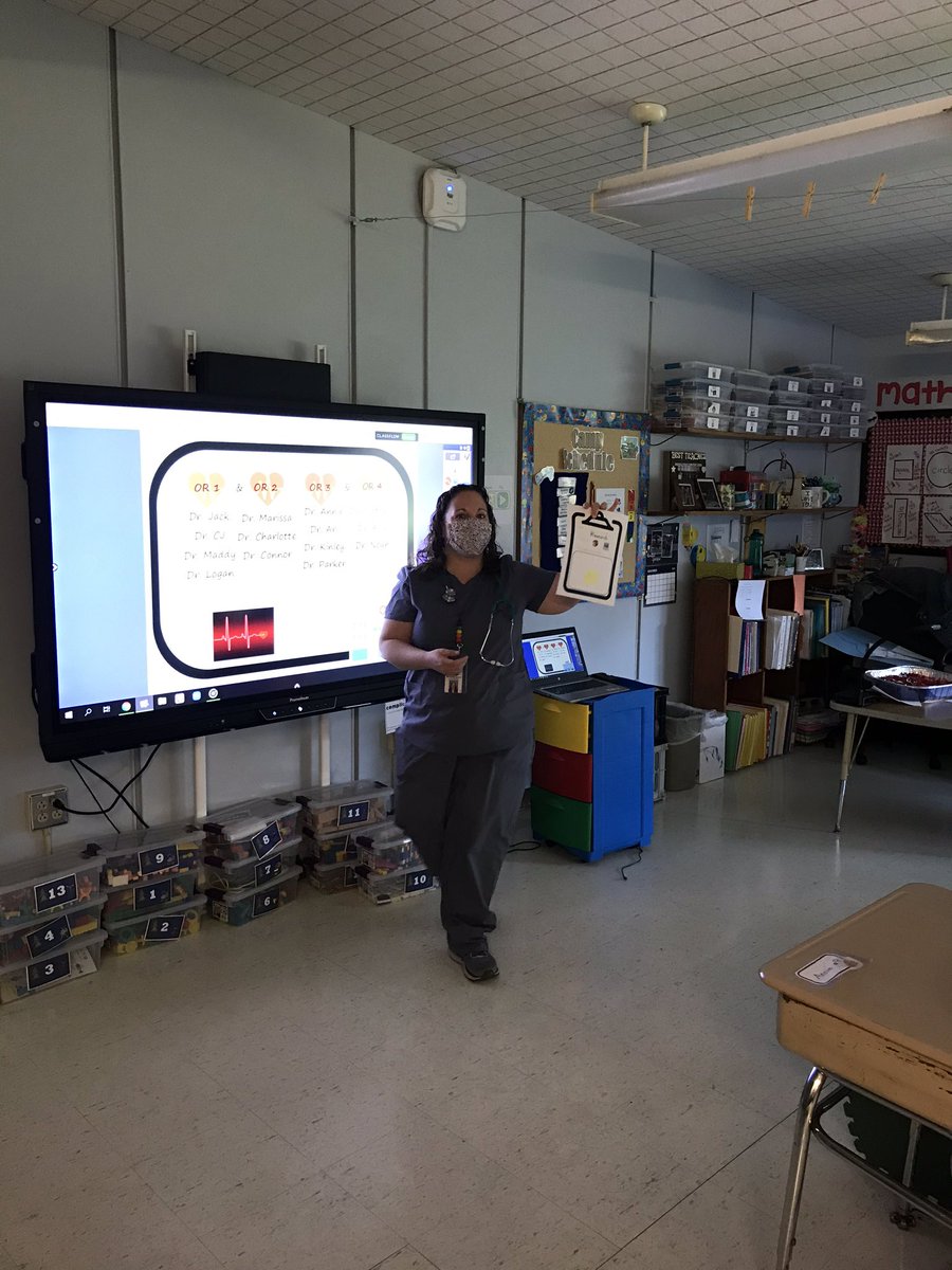 Behind the curtain wall of these operating rooms, you will find first graders analyzing the functions of body systems...
Doctors in the making! <a href="/WestGeneseeCSD/">West Genesee Schools</a>