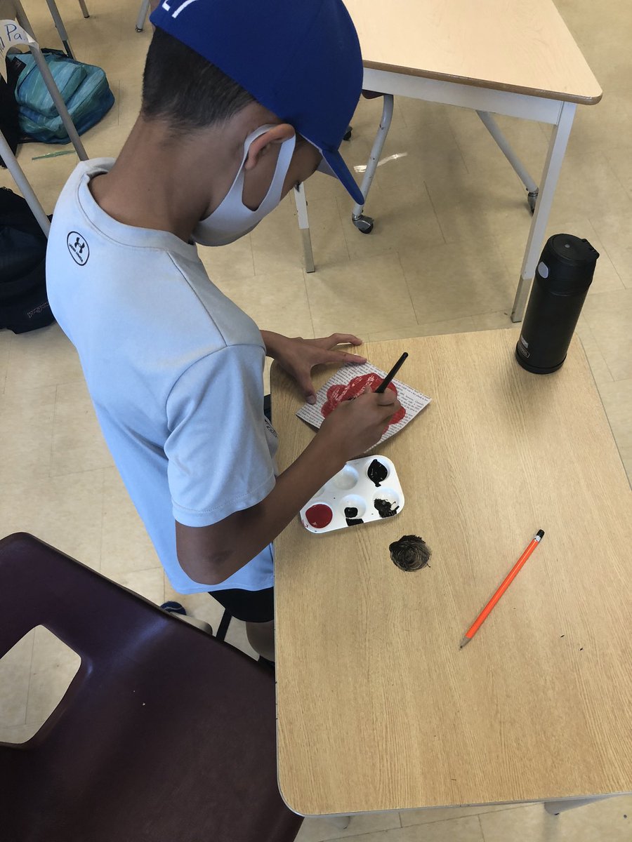 Painting today in preparation for Remembrance Day. Check back for the finished product next week!