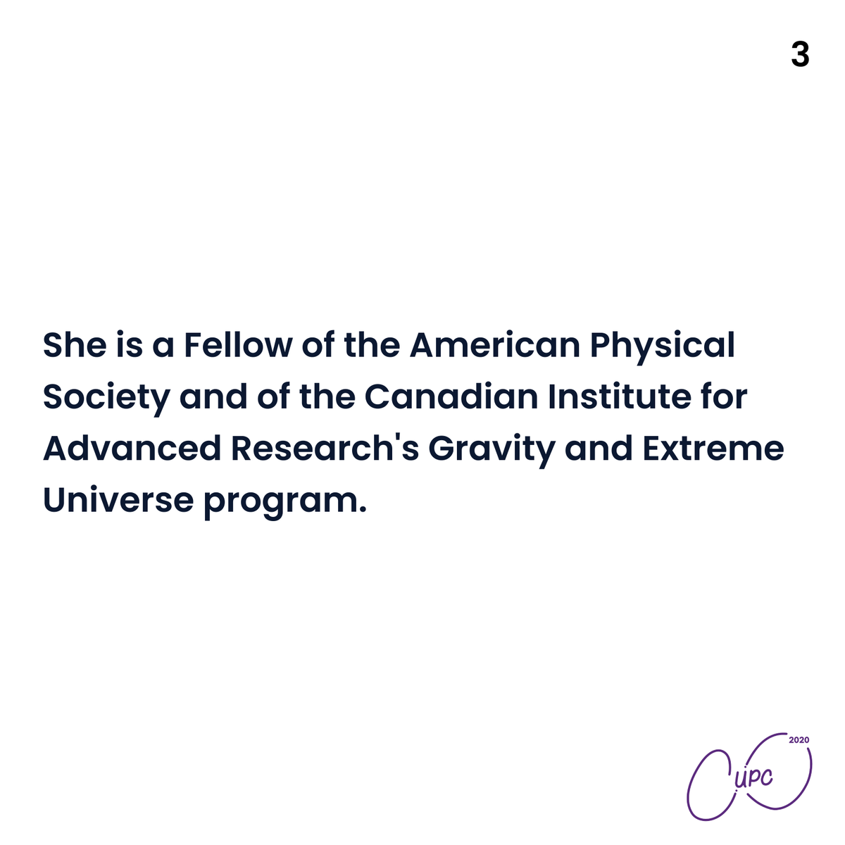 CUPC2020's tweet photo. We are pleased to introduce Dr. Ingrid Stairs as one of our keynote speakers for CUPC!

Be sure to read more about and attend her talk later today via the delegate website! https://t.co/4sjvIt3k54