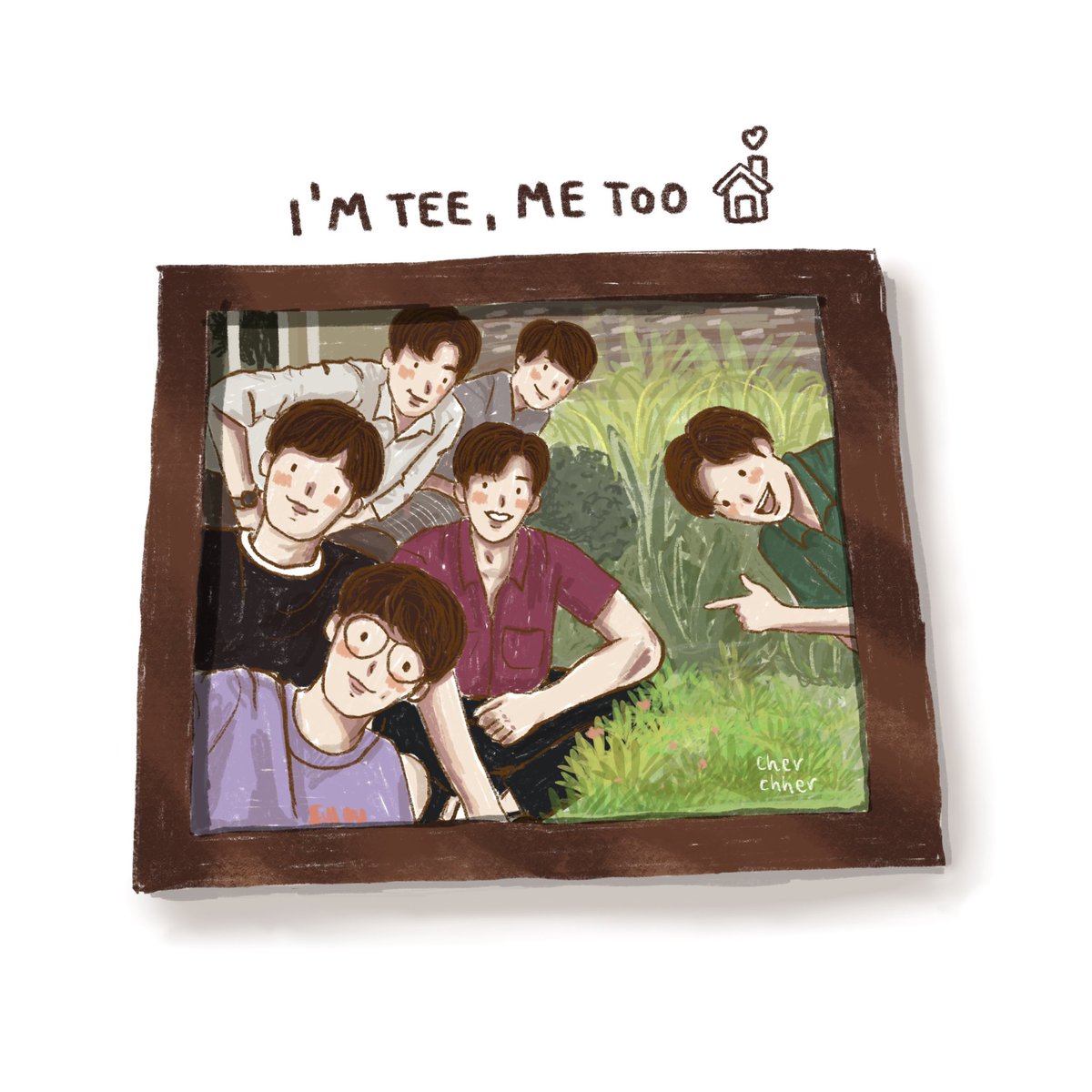 cherchher_'s tweet photo. I’M TEE ME TOO 🏡🤍 #คนละทีเดียวกัน #คนละทีเดียวกันตอนจบ #พีเบก้า #ImTeeMeToo #ImTeeMeTooFinale https://t.co/kplzzEJlr4