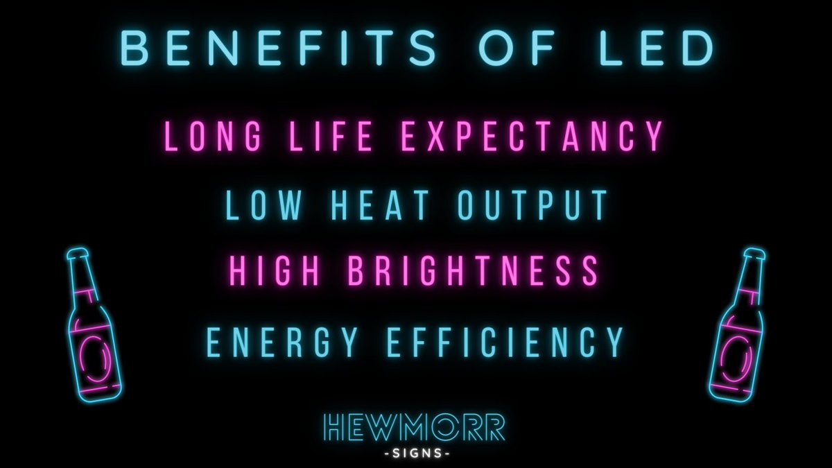 HewmorrSigns's tweet image. There are many benefits to LED lighting such as long-life expectancy, high brightness and affordability. But what does this mean?✨

Find out all on our latest blog post: hewmorrsigns.com/post/benefits-…

#ledlighting #customledsign #ledsign #carshalton #sutton #surrey #customlight #order
