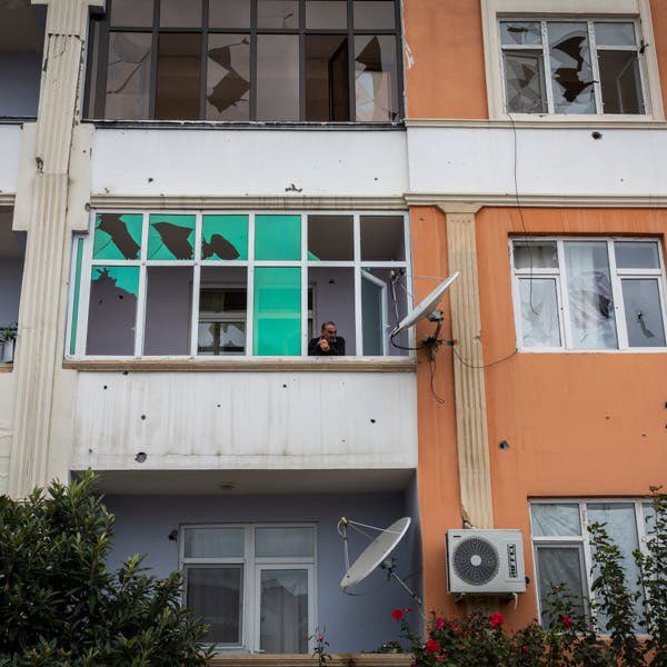 KarabakhDailyN's tweet photo. #Tartar region of #Azerbaijan located outside conflict zone has been battered repeatedly by #Armenia 💣 Despite #WarCrimes committed by 🇦🇲, 73y old Seriyye Maharramova lives in the underground bunker that she shares with 4 other people in #Tartar because of ferocious shelling‼️ https://t.co/rqHp3tz2kb