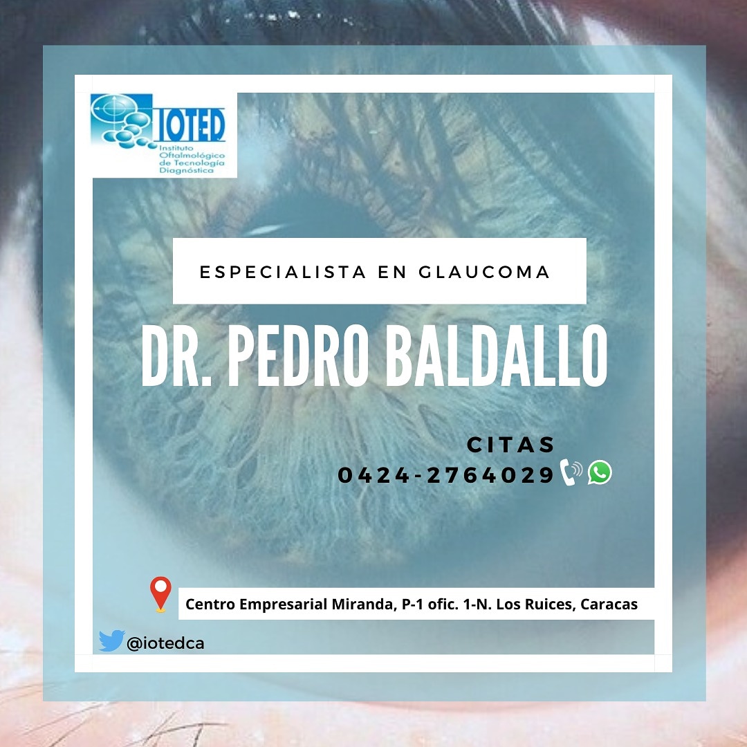 iotedca's tweet photo. Contamos con el especialista en Glaucoma, el Dr Pedro Baldallo. Agenda tu cita 📲 https://t.co/WLmPFzO54r